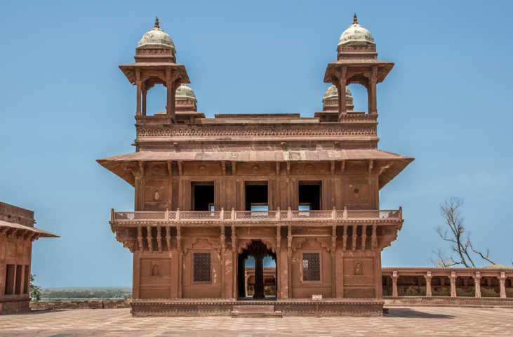15 - India - Fatehpur Sikri - Diwan-i-Khas o sala de audiencias